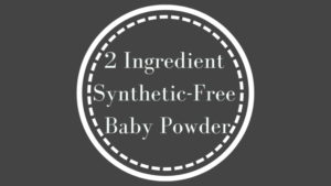 Baby powder can be one of the most useful tools in the home, and this two-ingredient synthetics-free DIY is the safest option.