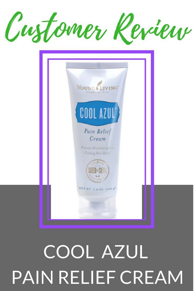 Customer Reveiw Cool Azul Pain Relief Cream #graceblossomsblog #pain #painrelief #youngliving.png