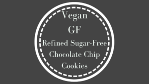 Vegan, GF, Refined-sugar-free chocolate chip cookies