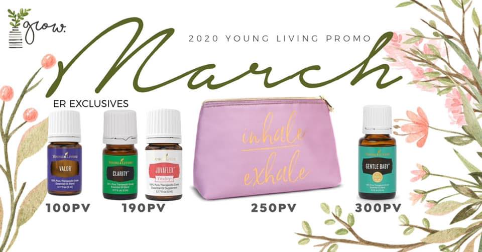Learn all of the Young Living March 2020 Promotions, what each oil will support, and how you can get the most for your money.