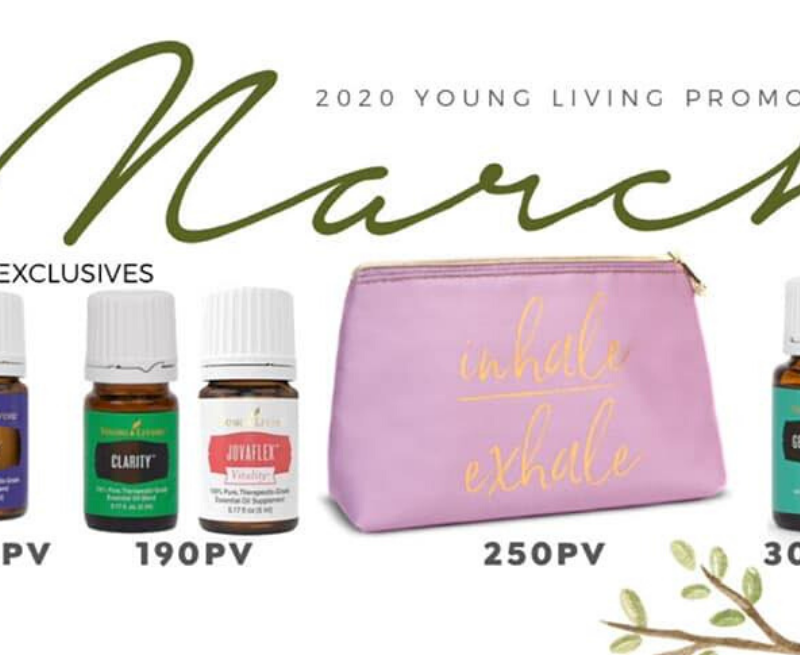 Young Living March 2020 Promos