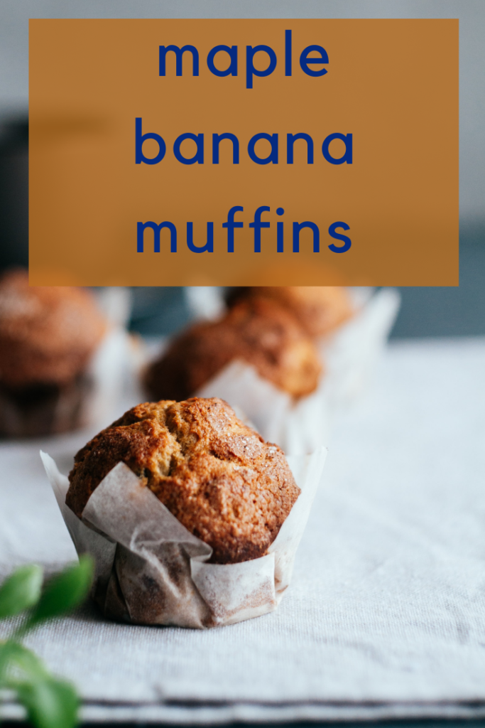 These banana maple muffins are quick, simple, and filling all while using ingredients we always have on hand making this a go-to!