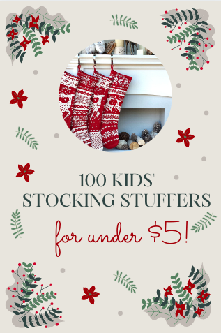 Here's the best 100 kids' stocking stuffers that all fall under the $5 mark that your kids will love for Christmas!