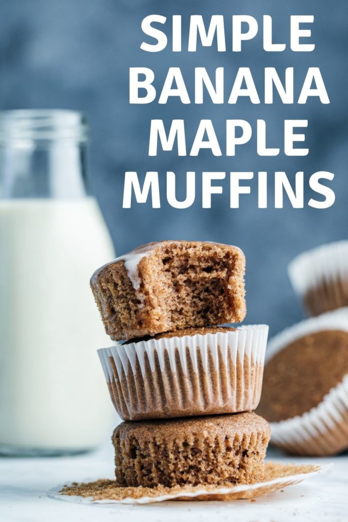 This banana maple muffin recipe is quick, simple, and filling all while using ingredients we always have on hand making this a go-to!