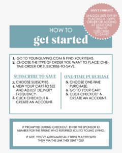 How to Work the New Young Living Website