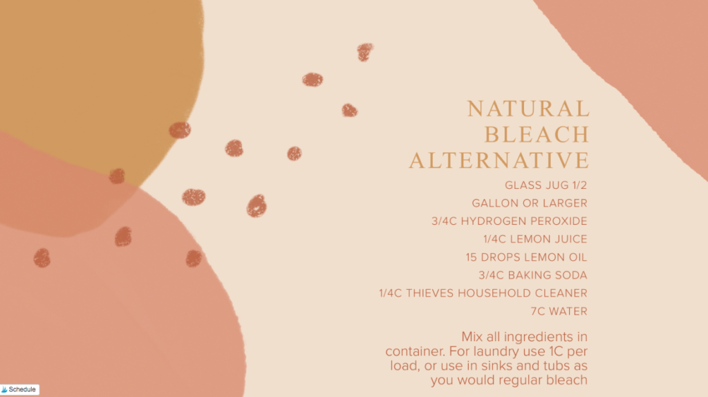 Natural bleach alternative that works. 