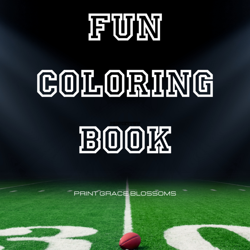 Printable Football Coloring Book