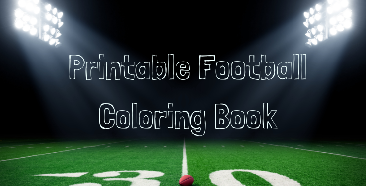 Printable Football Coloring Book for Kids