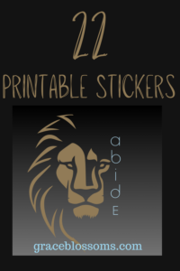 22 Printable Stickers